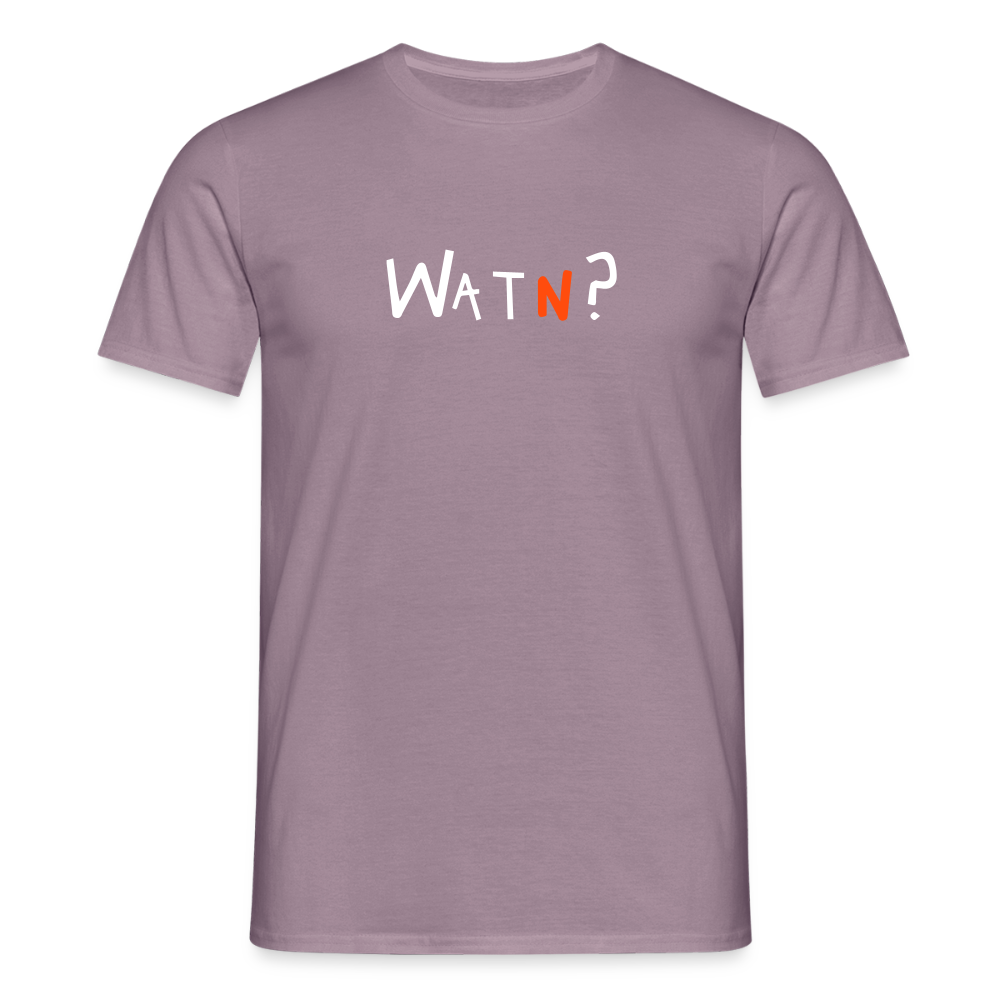 WATN? - Männer Premium T-Shirt - Lilagrau