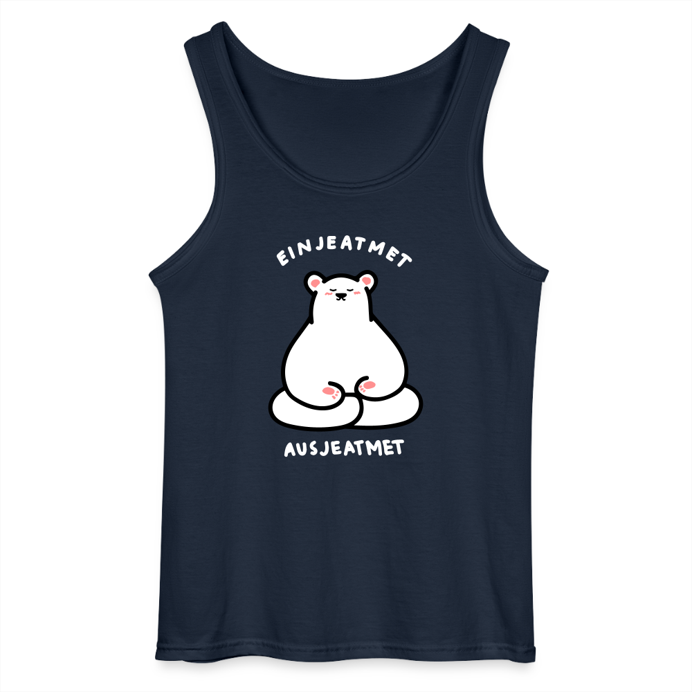 Einjeatmet - Männer Tank Top - Navy