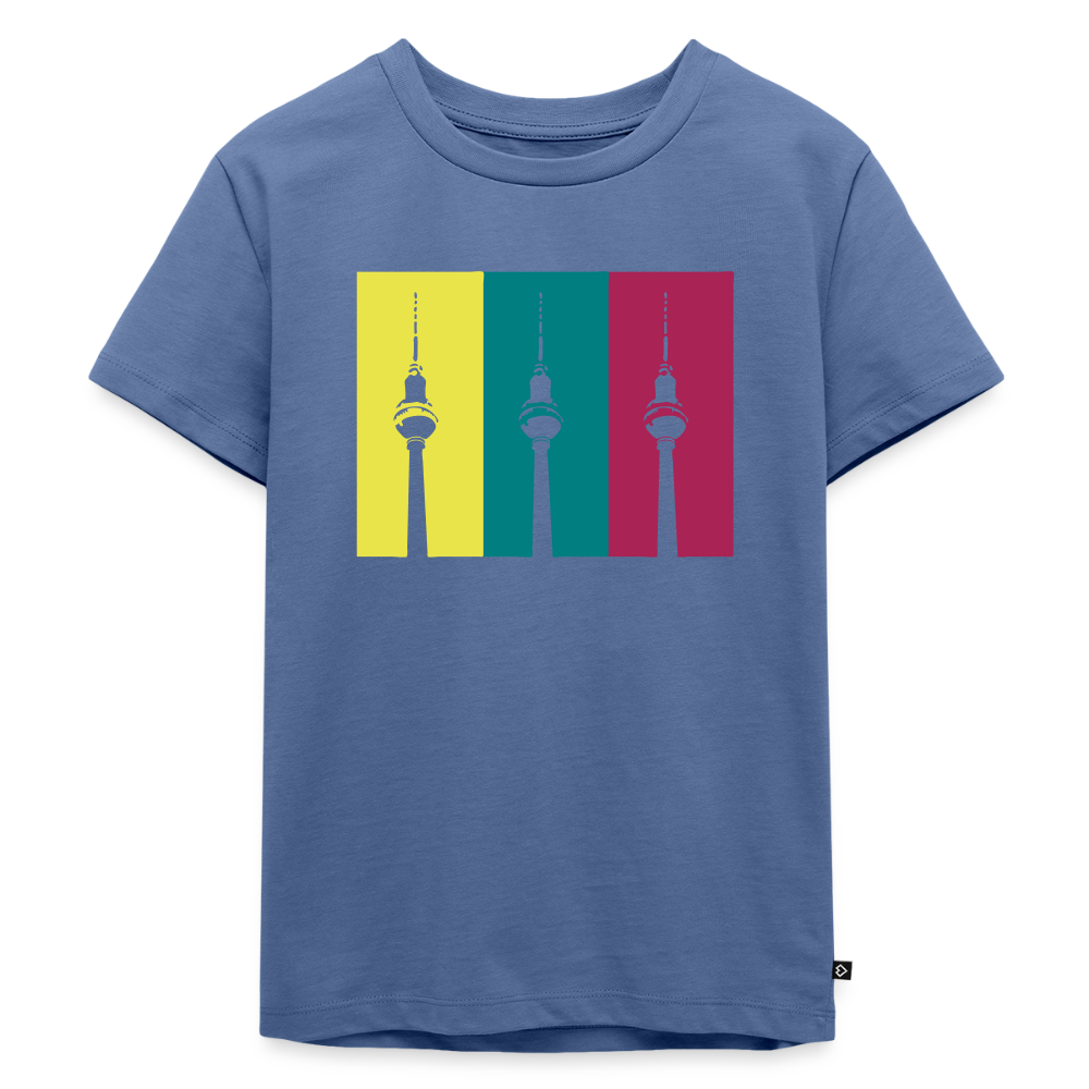 Berlin Retro - Kinder Premium T-Shirt - Taubenblau