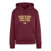 Juter Kumpel ist besser als warmet Bier - Frauen Premium Hoodie - Burgunderrot