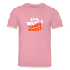 Sex, Drucks & Currywurst - Unisex Bio T-Shirt - Lila Traum