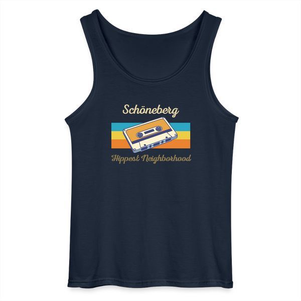 Schöneberg Hippest Neighborhood - Männer Tank Top - Navy