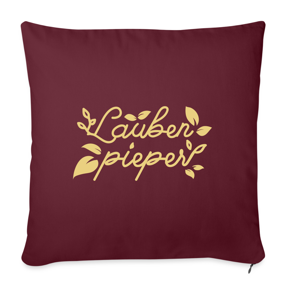 Lauben pieper - Sofakissen mit Füllung (45 x 45 cm) - Burgunderrot