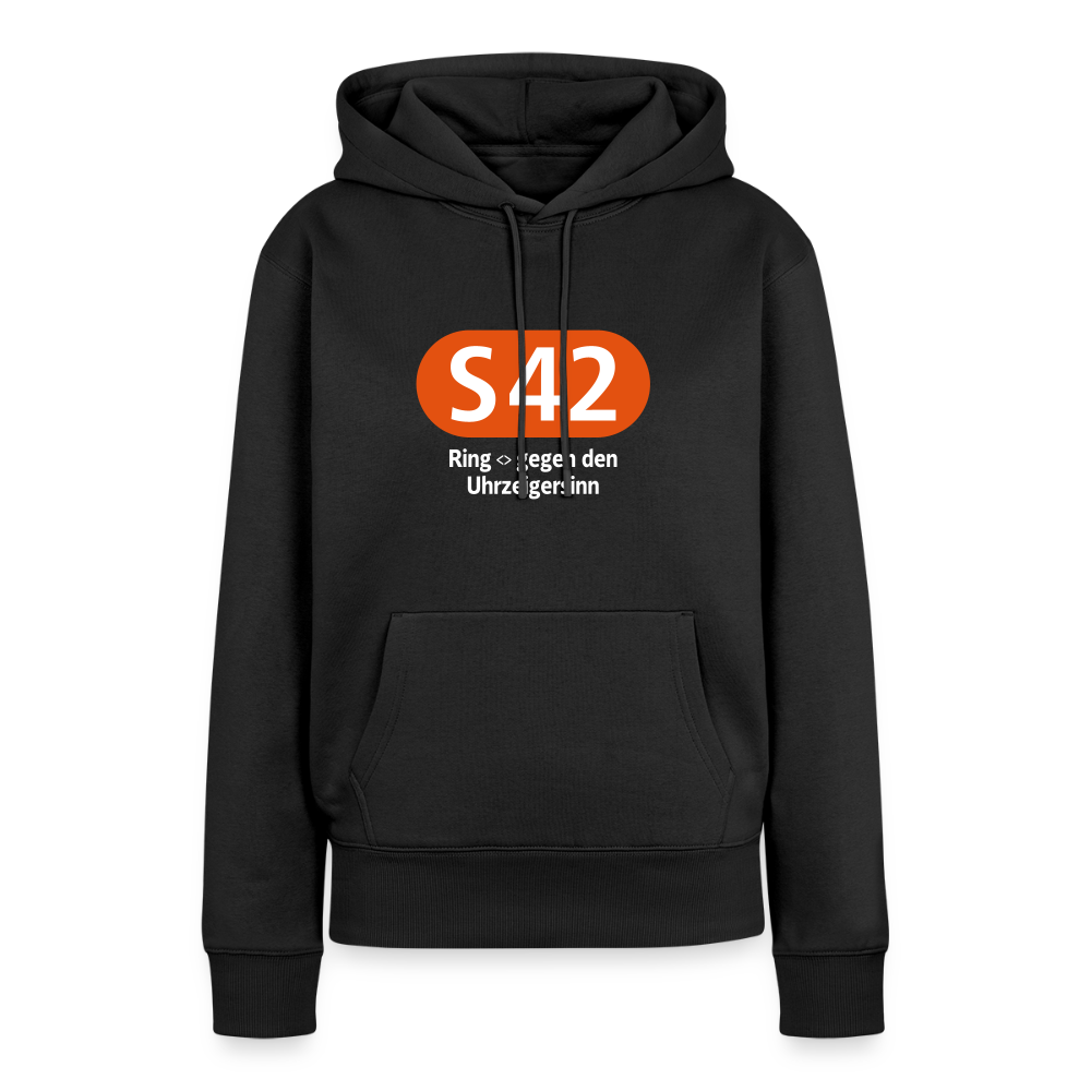 S42 - Frauen Premium Hoodie - Schwarz