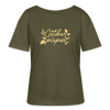Laubenpieper - Relaxed Rundhals Frauen Bio-T-Shirt - Khaki