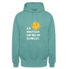 Ick knutsch dir Sonne! - Unisex Hoodie - Pastelltürkis