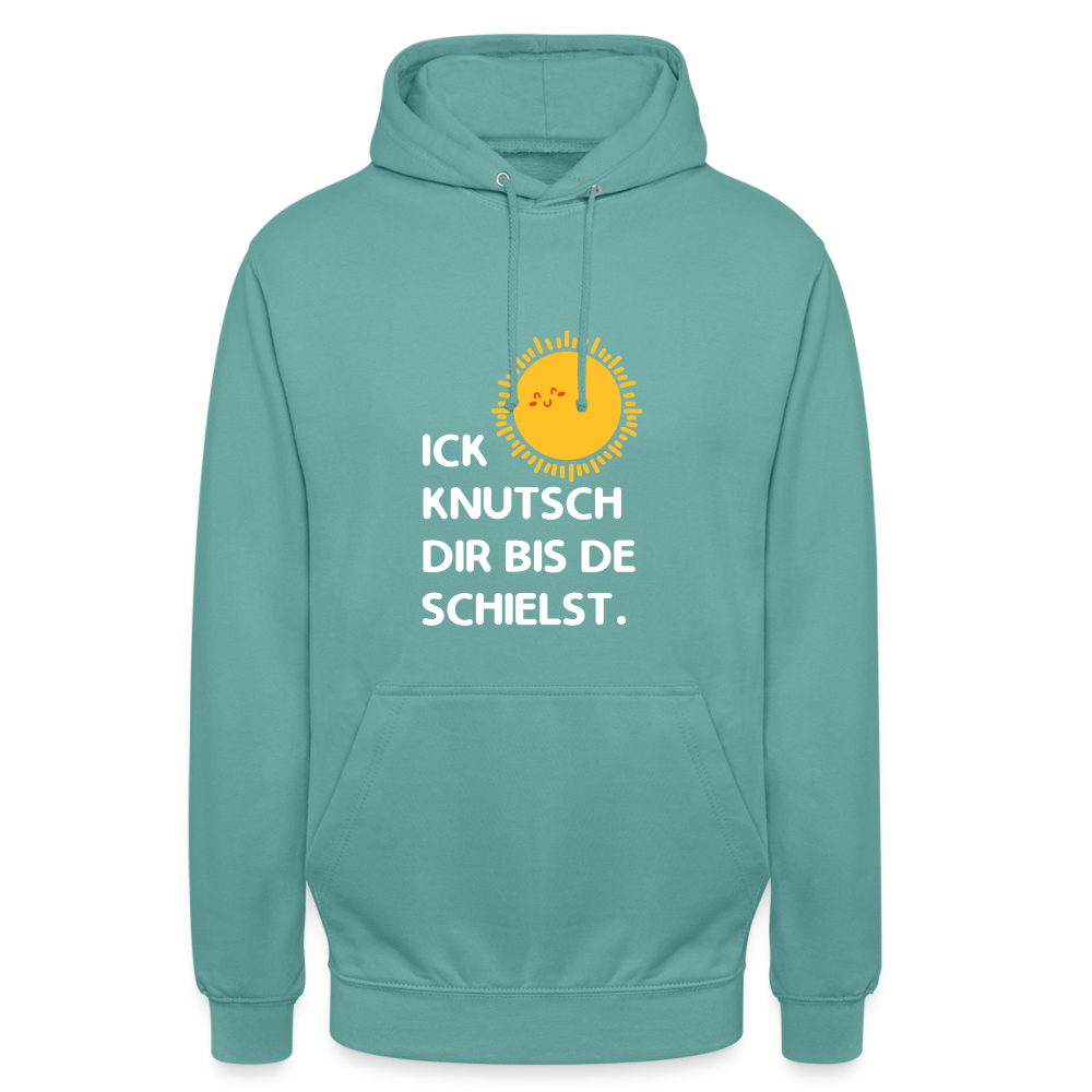 Ick knutsch dir Sonne! - Unisex Hoodie - Pastelltürkis