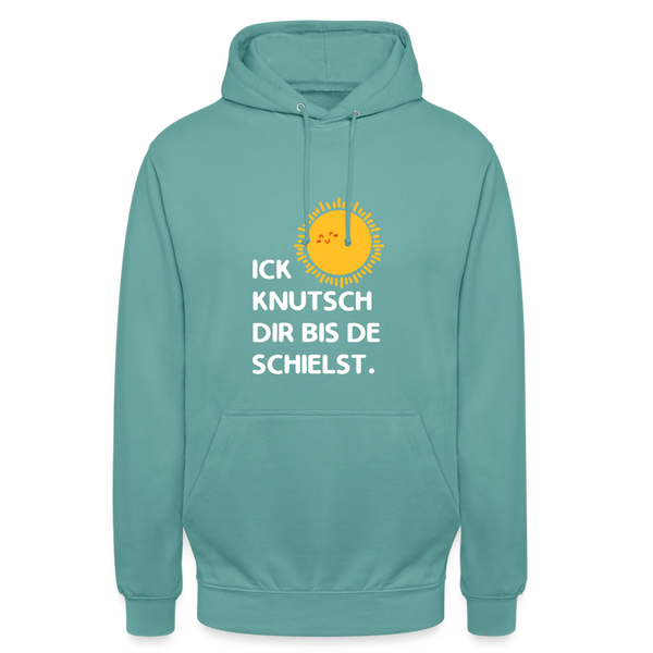 Ick knutsch dir Sonne! - Unisex Hoodie - Pastelltürkis