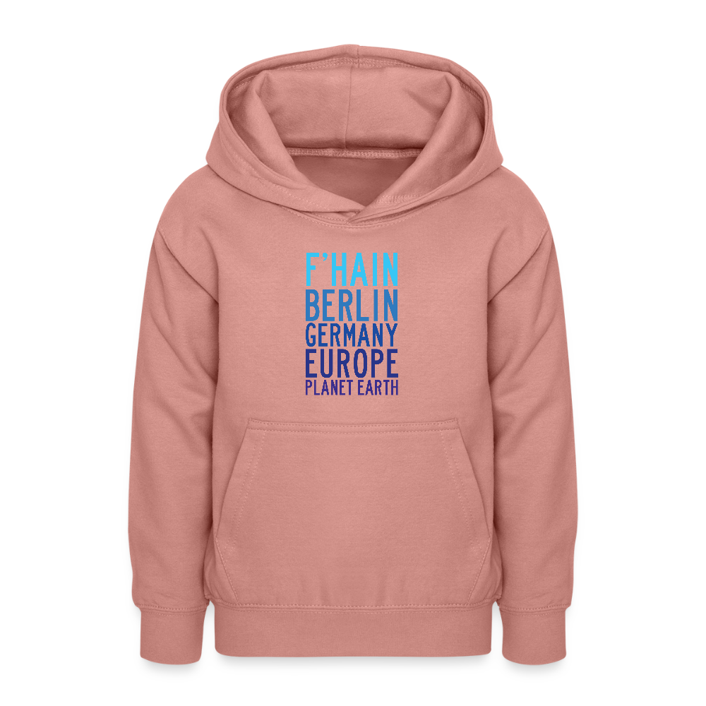 F'hain - Planet Earth - Teenager Hoodie - Altrosa