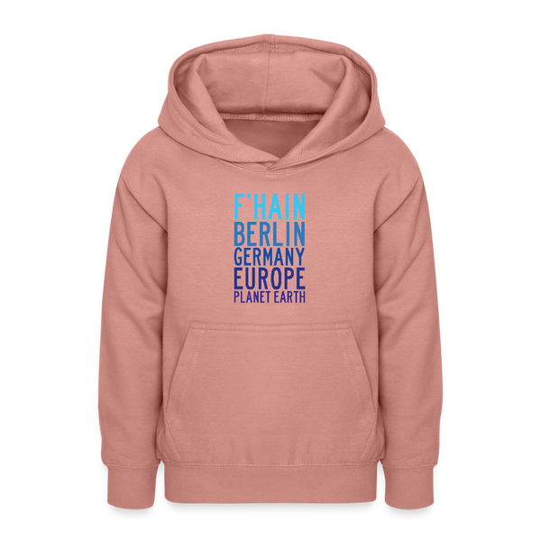 F'hain - Planet Earth - Teenager Hoodie - Altrosa