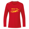 Berlin THF - Frauen Sport Langarmshirt - Rot