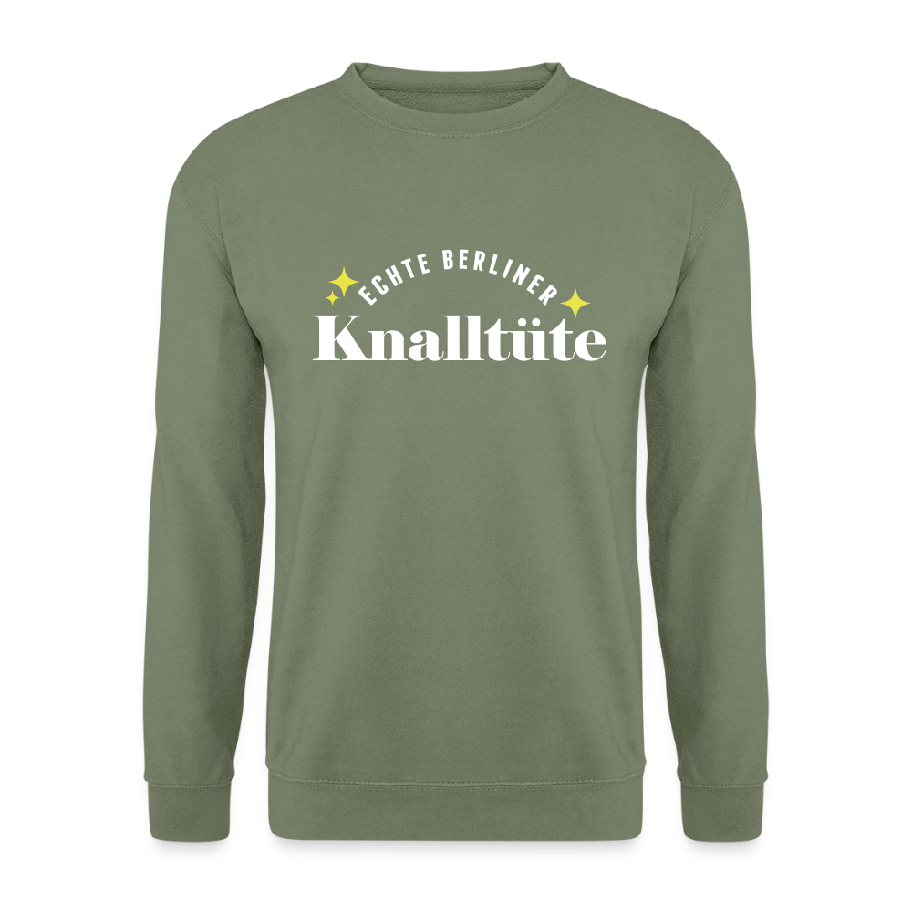 Echte Berliner Knalltüte - Unisex Pullover - Armeegrün
