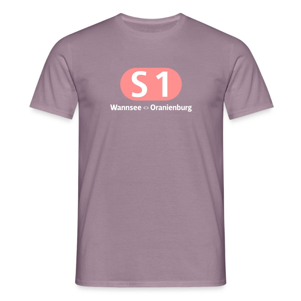 S1 - Männer Premium T-Shirt - Lilagrau