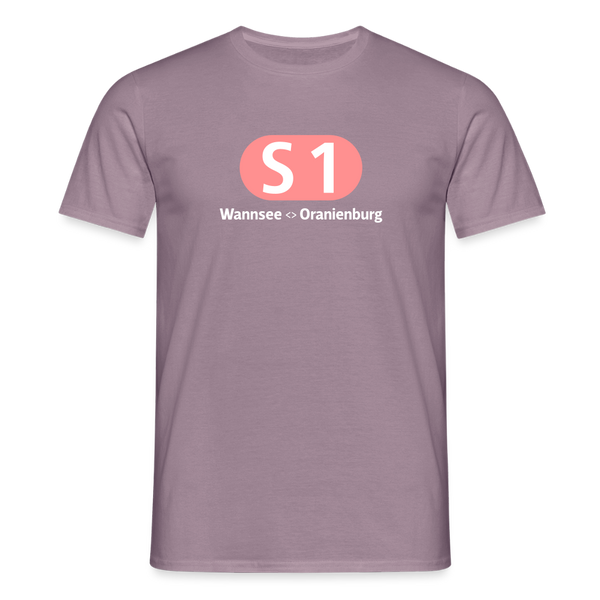 S1 - Männer Premium T-Shirt - Lilagrau 