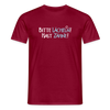 Bitte lächeln! Hast Zähne! - Männer Premium T-Shirt - Ziegelrot