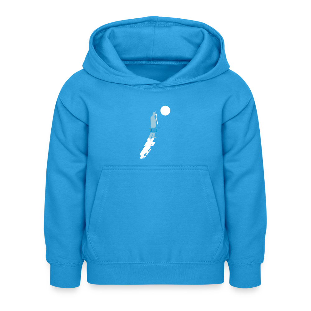 Unterwegs in Berlin - Kinder Hoodie - Meeresblau