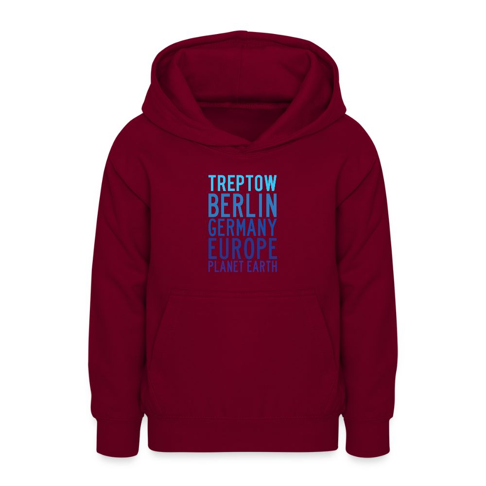 Treptow Planet Earth - Teenager Hoodie - Bordeaux