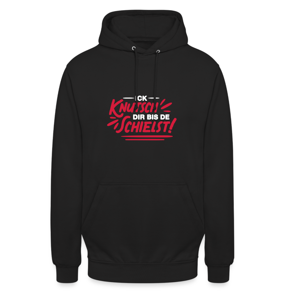 Ick knutsch dir! - Unisex Hoodie - Schwarz