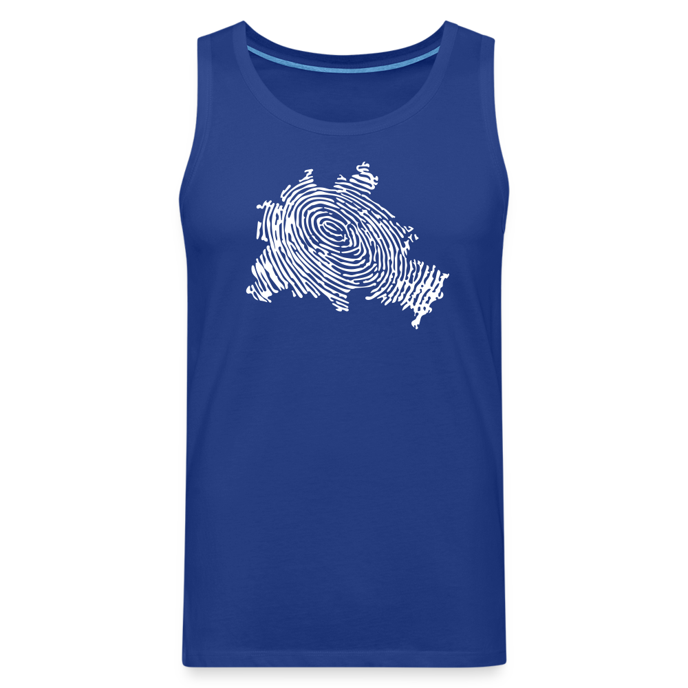 Berliner Finger - Männer Premium Tank Top - Königsblau