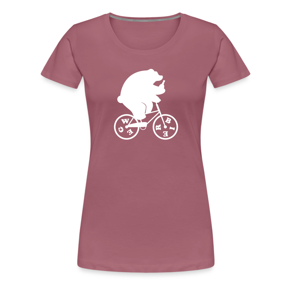 Wegbier Berlin - Frauen Premium T-Shirt - Malve