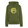 Wennde lachst, mach ick mit! - Frauen Premium Hoodie - Khaki