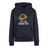 Dit is mir Schnurz Affe - Frauen Premium Hoodie - Navy