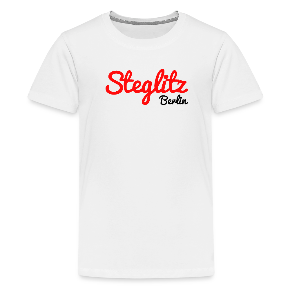 Steglitz Berlin - Teenager Premium T-Shirt - Weiß