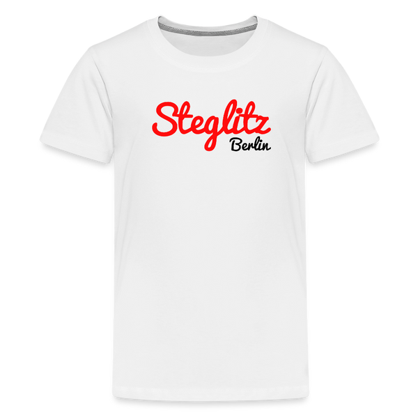 Steglitz Berlin - Teenager Premium T-Shirt - Weiß