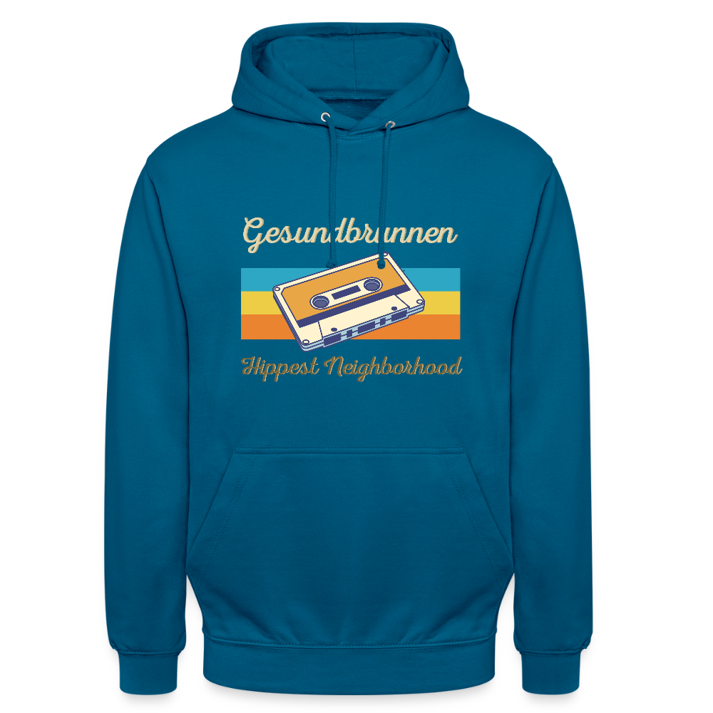Gesundbrunnen Hippest Neighborhood - Unisex Hoodie - Tiefseeblau