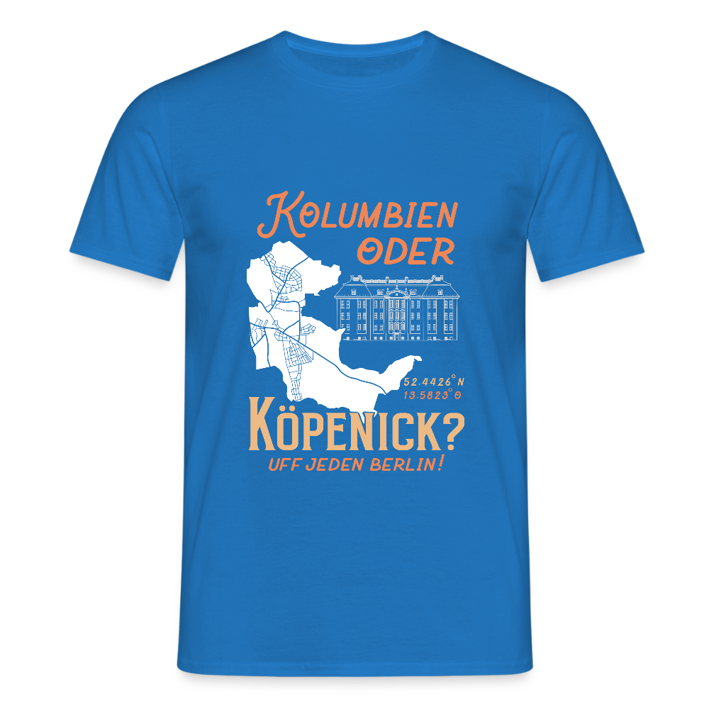 Kolumbien oder Köpenick - Männer Premium T-Shirt - Royalblau