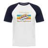 Schöneberg Hippest Neighborhood - Männer Baseball T-Shirt - Weiß/Navy