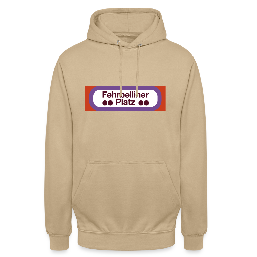 Fehrbelliner platz - Unisex Hoodie - Beige