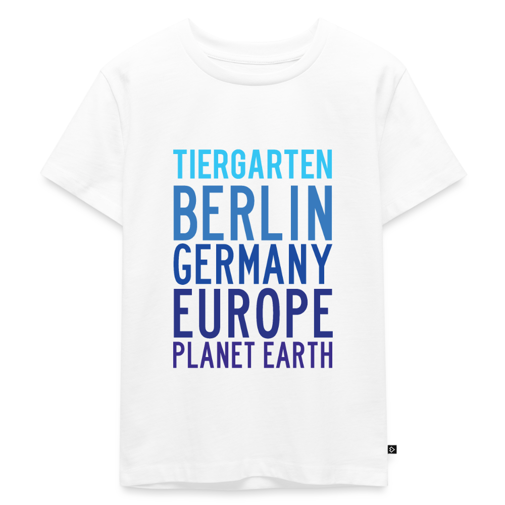Tiergarten Planet Earth - Kinder Premium T-Shirt - Weiß