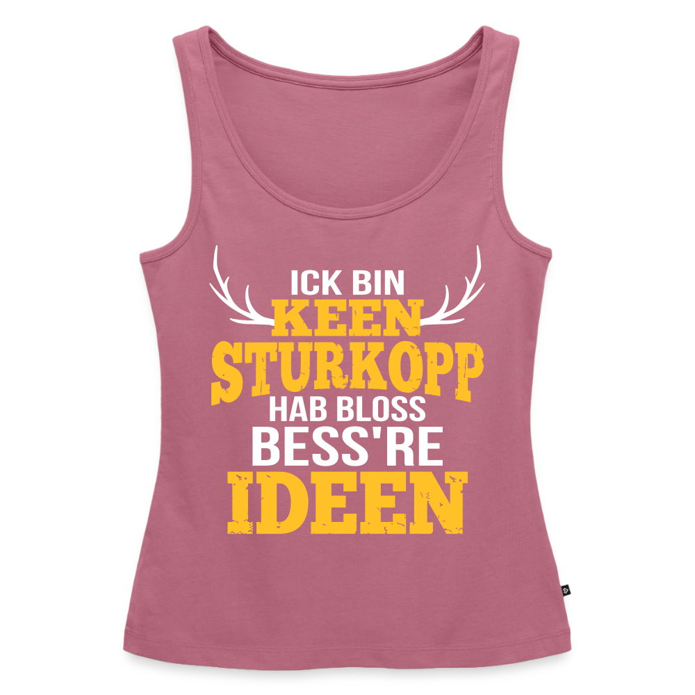 Sturkopp - Frauen Bio Tank Top - Mauve