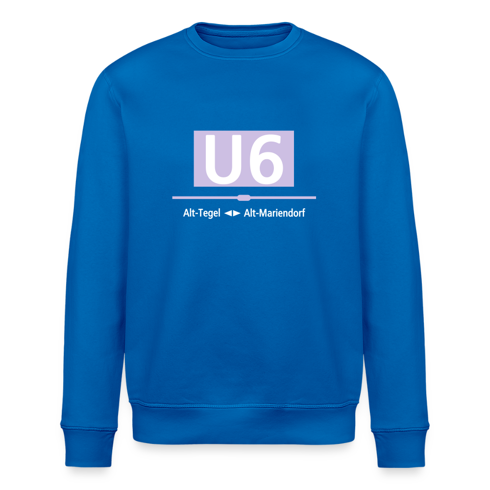 U6 - Unisex Bio Sweatshirt - Königsblau