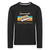 Grunewald Hippest Neighborhood - Kinder Langarmshirt - Schwarz