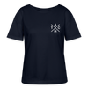 Tach X - Relaxed Rundhals Frauen Bio-T-Shirt - Navy