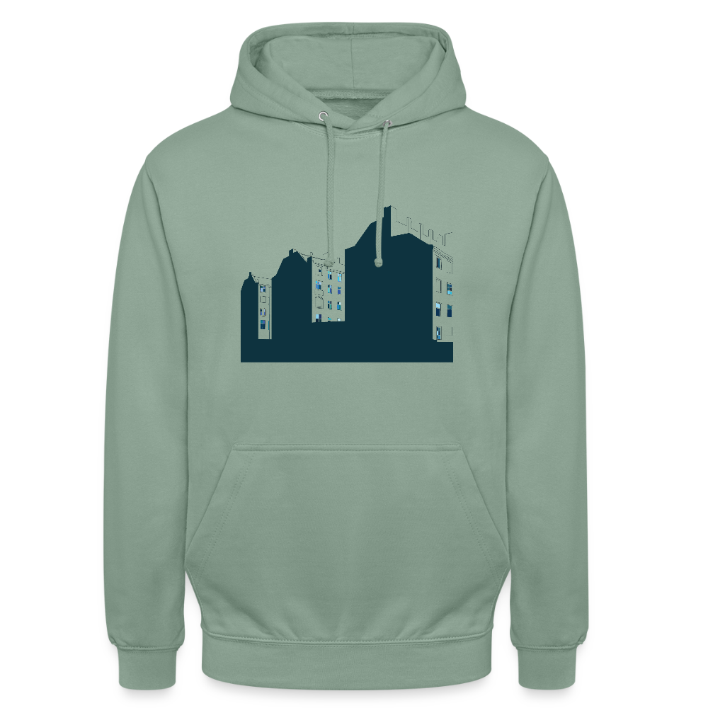 Sonnenburger Straße - Unisex Hoodie - Graugrün