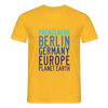 Prenzlberg - Planet Earth - Männer Premium T-Shirt - Gelb