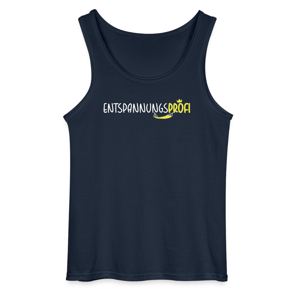 Entspannungsprofi - Männer Tank Top - Navy