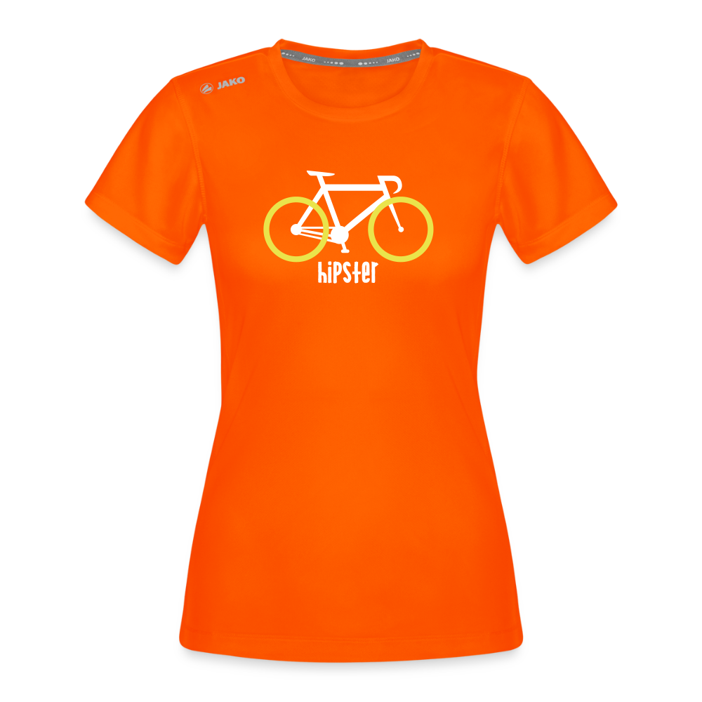 Berlin Hipster Bike - Frauen Sport-Shirt - Neonorange