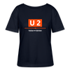 U2 Berlin - Relaxed Rundhals Frauen Bio-T-Shirt - Navy