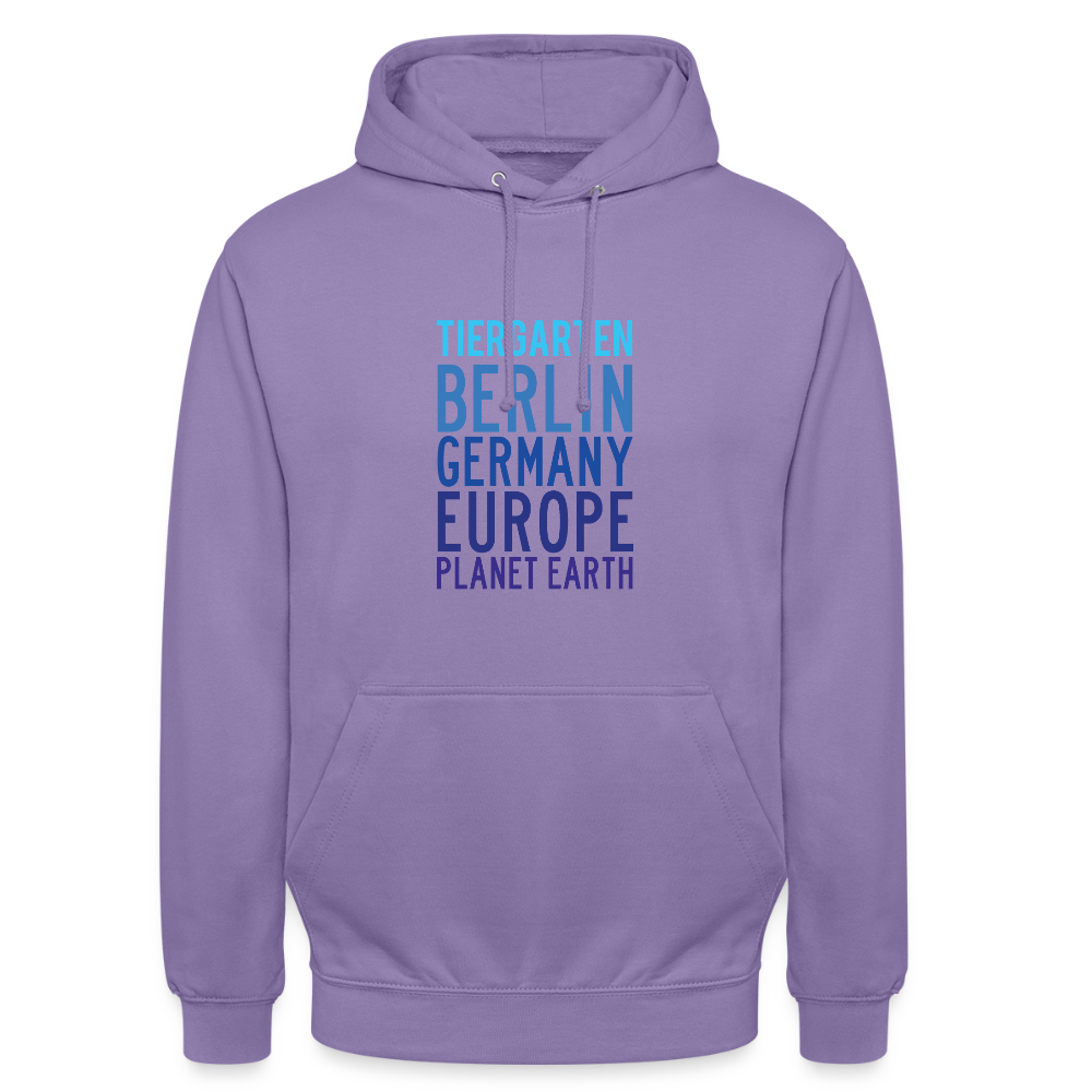 Tiergarten Planet Earth - Unisex Hoodie - Lavendel