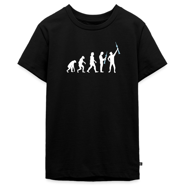 Evolution - Teenager Premium T-Shirt - Schwarz