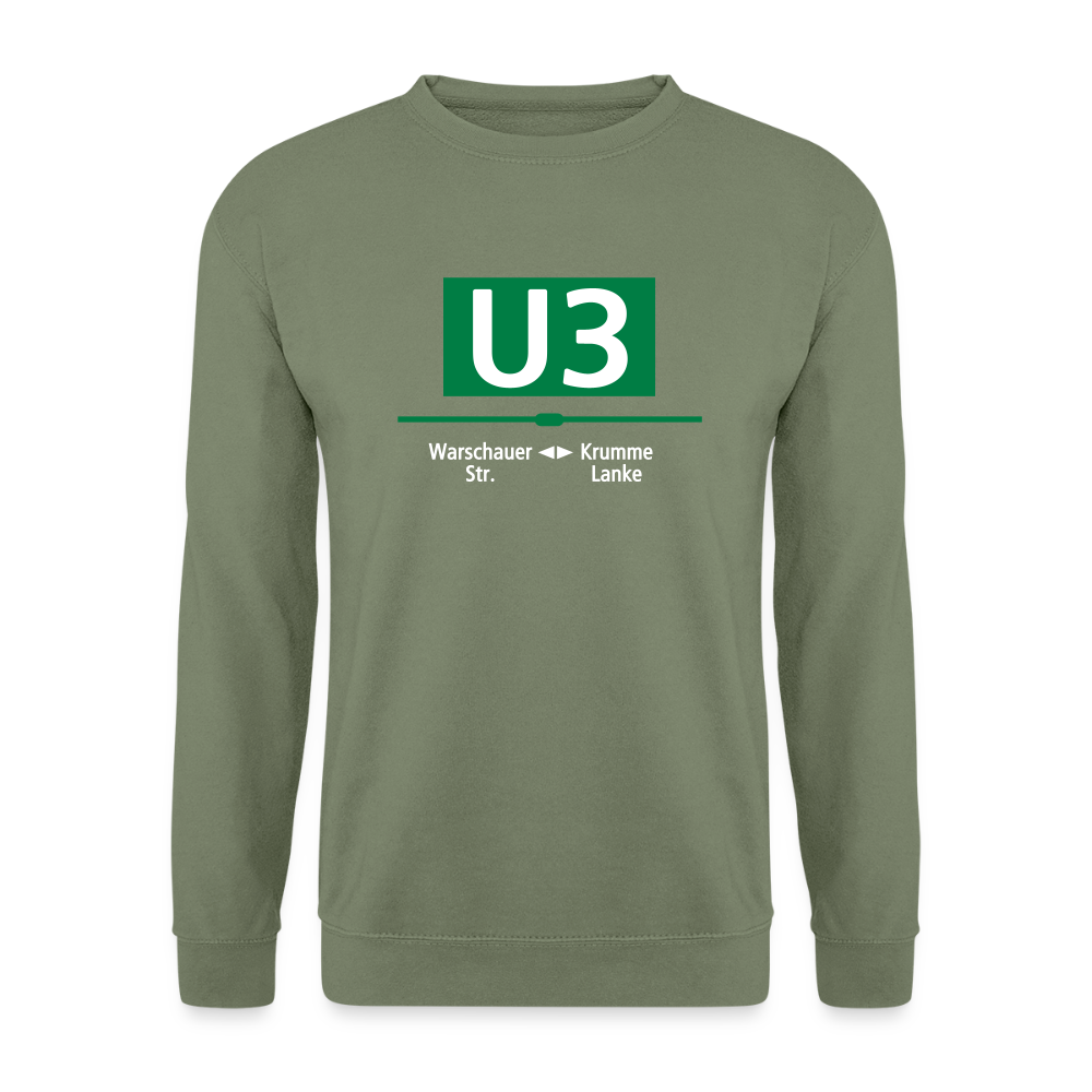 U3 - Unisex Pullover - Armeegrün