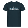 Meene Kleene macht dir Beene! - Männer Premium T-Shirt - Navy