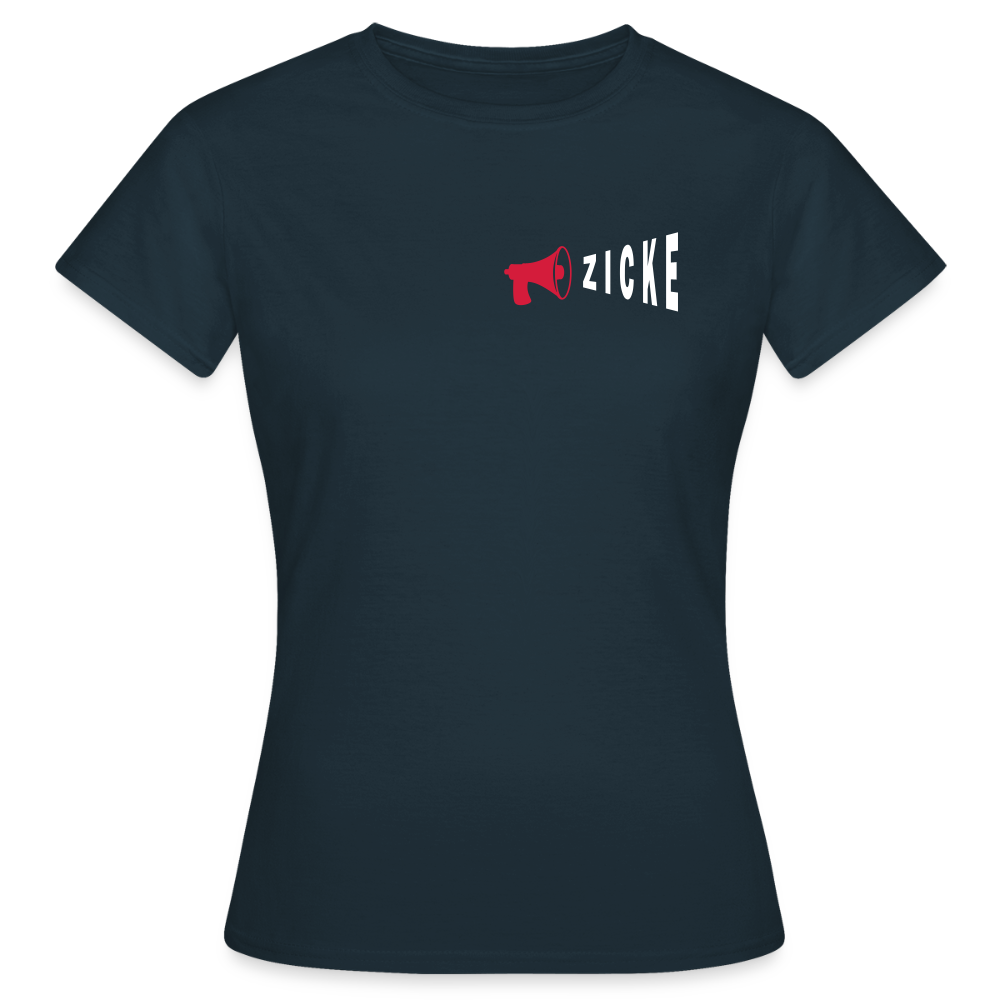 Zicke - Frauen Premium T-Shirt - Navy