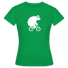 Fahrradbär - Frauen Premium T-Shirt - Kelly Green