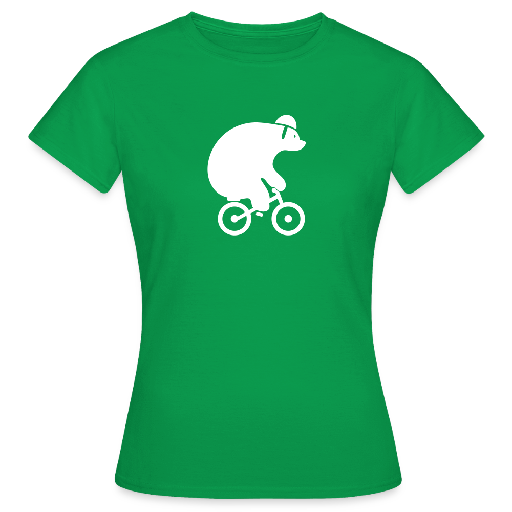 Fahrradbär - Frauen Premium T-Shirt - Kelly Green