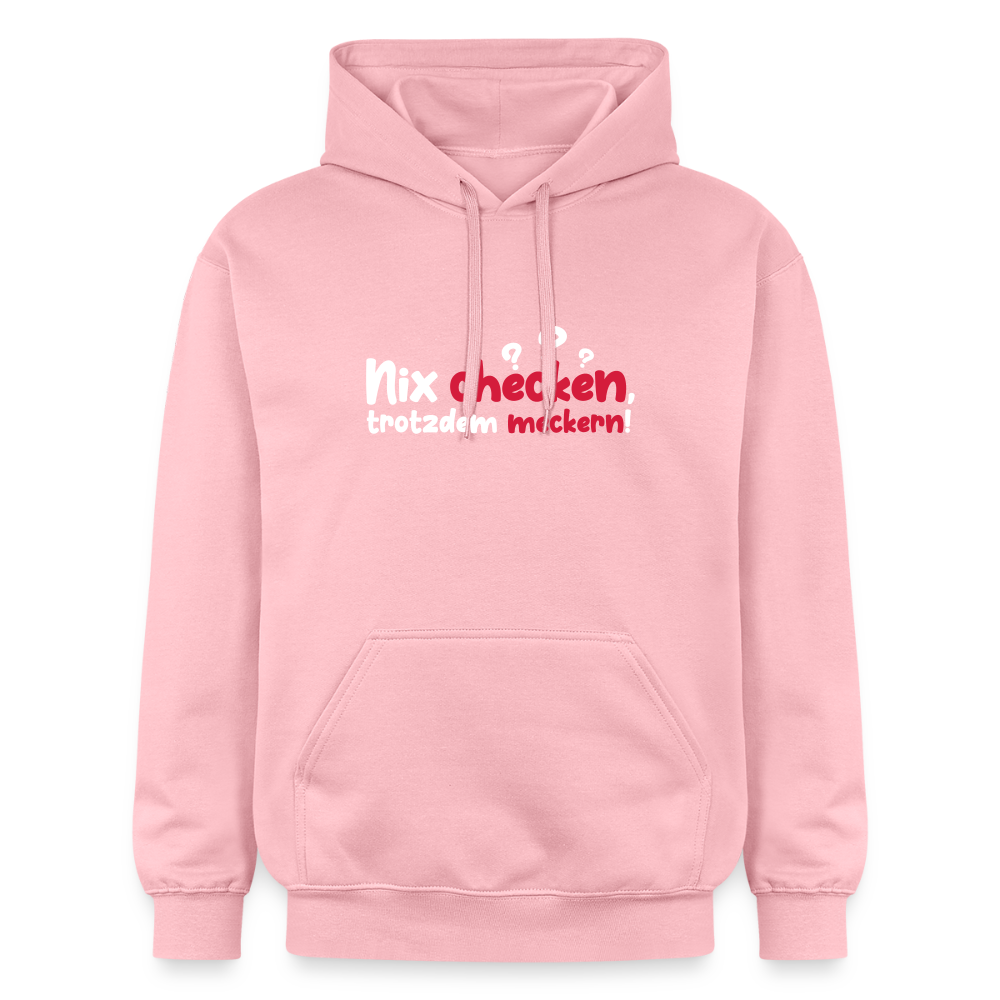 Nix checken, trotzdem meckern! - Hoodie - Hellrosa